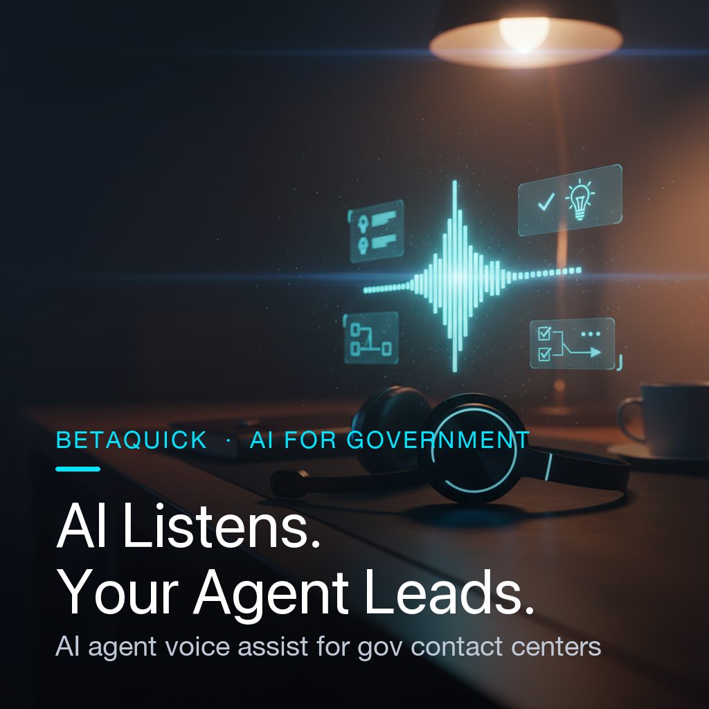 AI Agent Voice Assist for government contact centers Amazon Connect Contact Lens Google CCAI NICE Verint Talkdesk Copilot