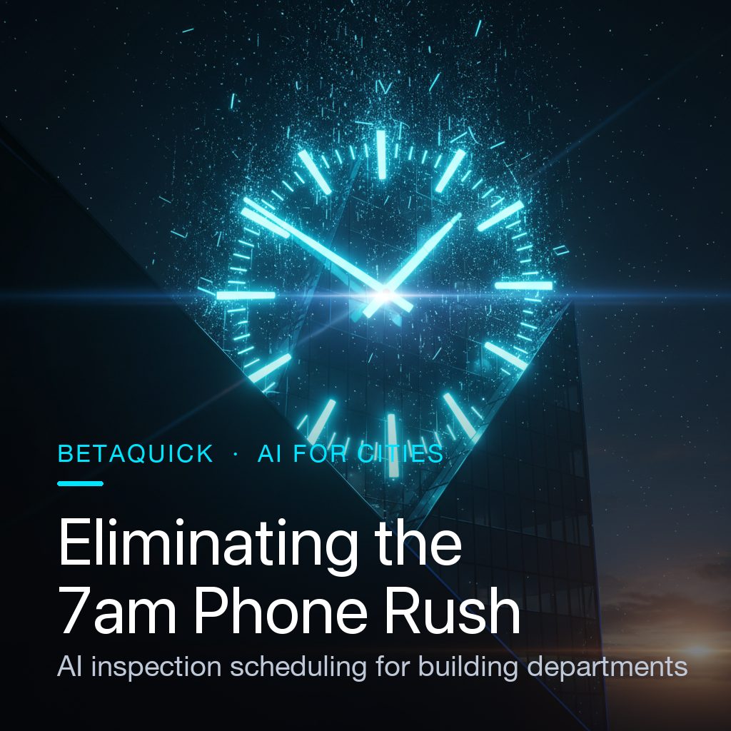 AI inspection scheduling for building departments ending the 7am contractor phone rush Accela Tyler EnerGov CityView BS&A