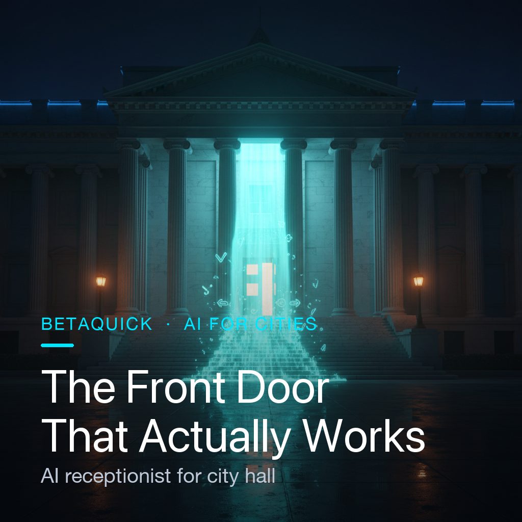 AI receptionist for city hall replaces dial-by-name menu RingCentral 8x8 Nextiva Avaya phone tree replacement